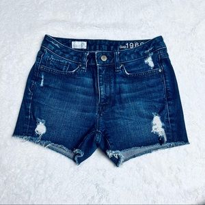 •Gap• dark denim shorts